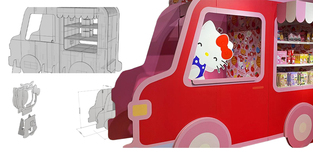 hello kitty car design