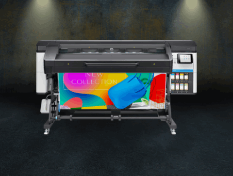 GIF de présentation des nouvelles imprimantes HP Latex